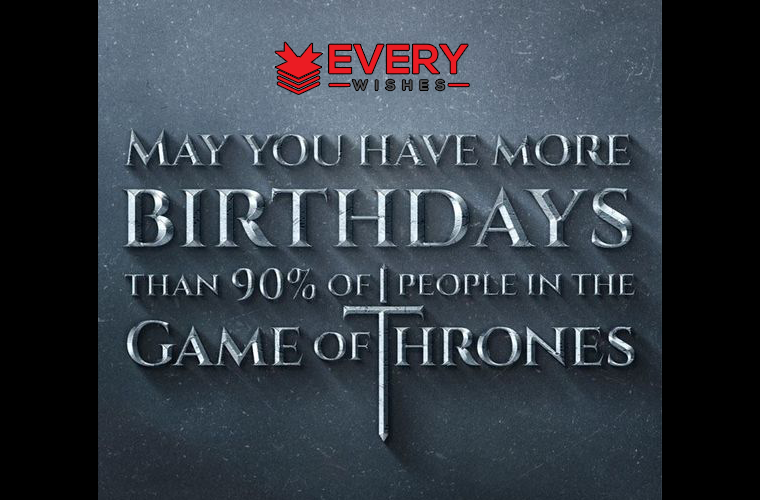 Game of thrones birthday meme