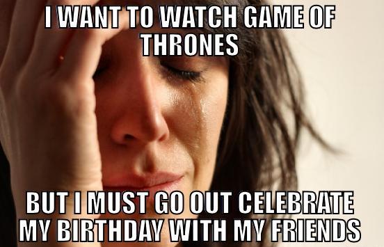game of thrones birthday meme