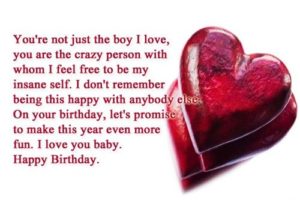 Birthday Wishes For Boyfriend - Happy Birthday Wishes For Boyfriend