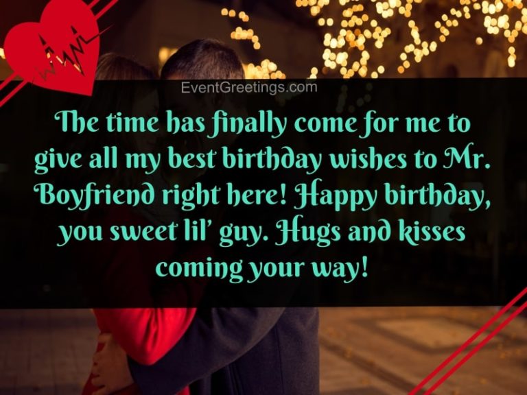 Funny Birthday Wishes For boyfriend - Cute Birthday Wishes For Boyfriend
