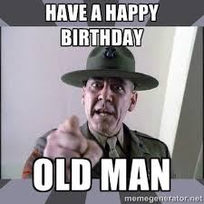 old man birthday memes