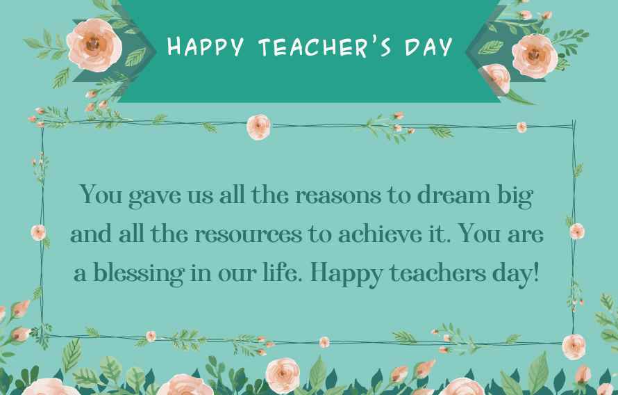 teachers day cards images