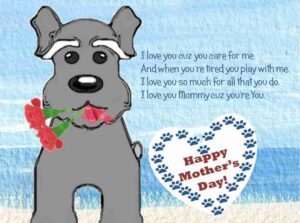Funny Mothers Day Messages From Dog (Quotes & Cards)