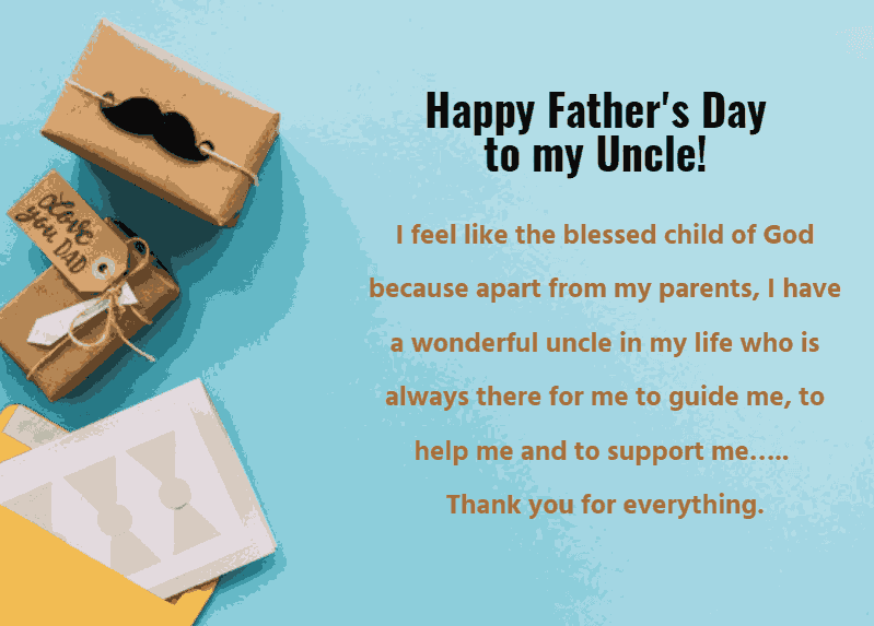 Fathers Day Wishes for Uncle